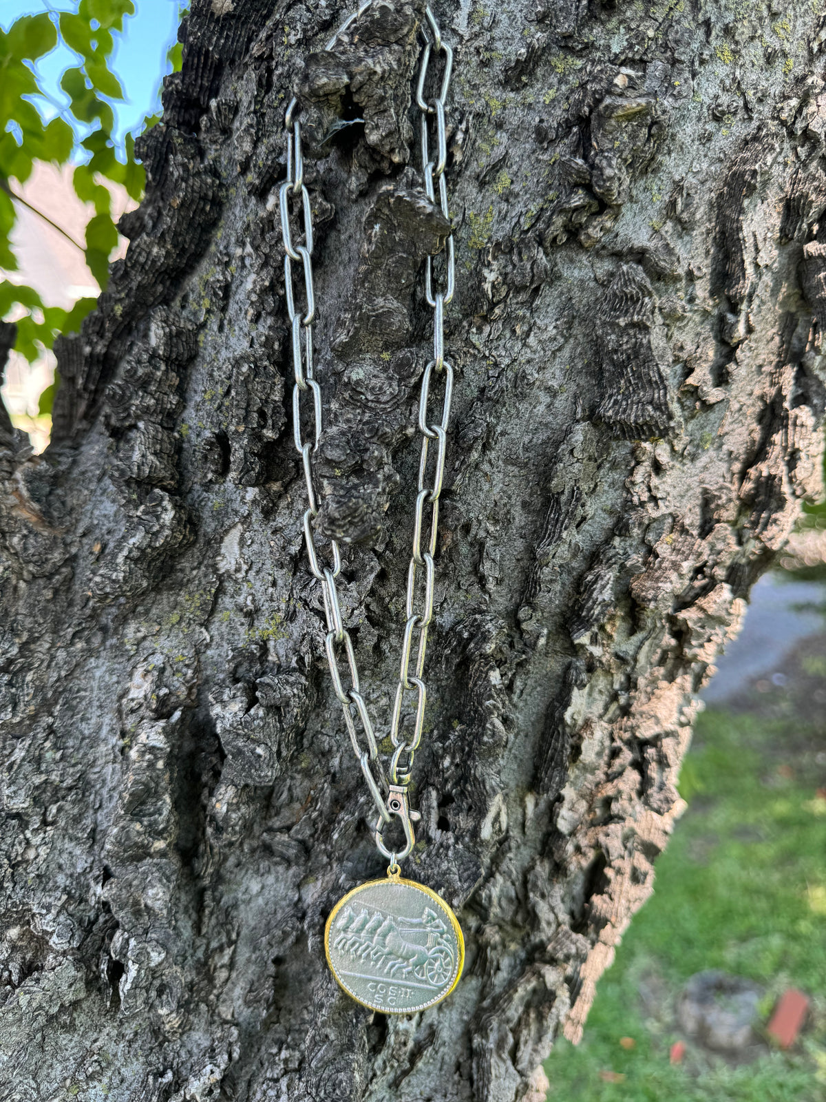 XL VINTAGE COIN NECKLACE | Sunny Paige