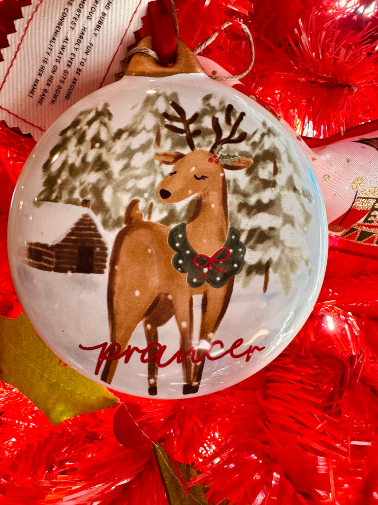 SANTA’S REINDEER ORNAMENT