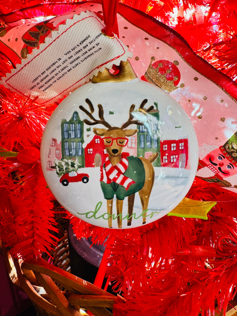 SANTA’S REINDEER ORNAMENT