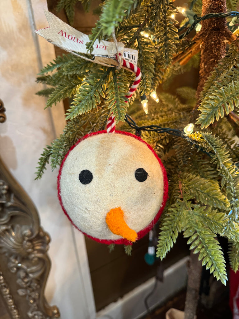 SNOWBALL ORNAMENT