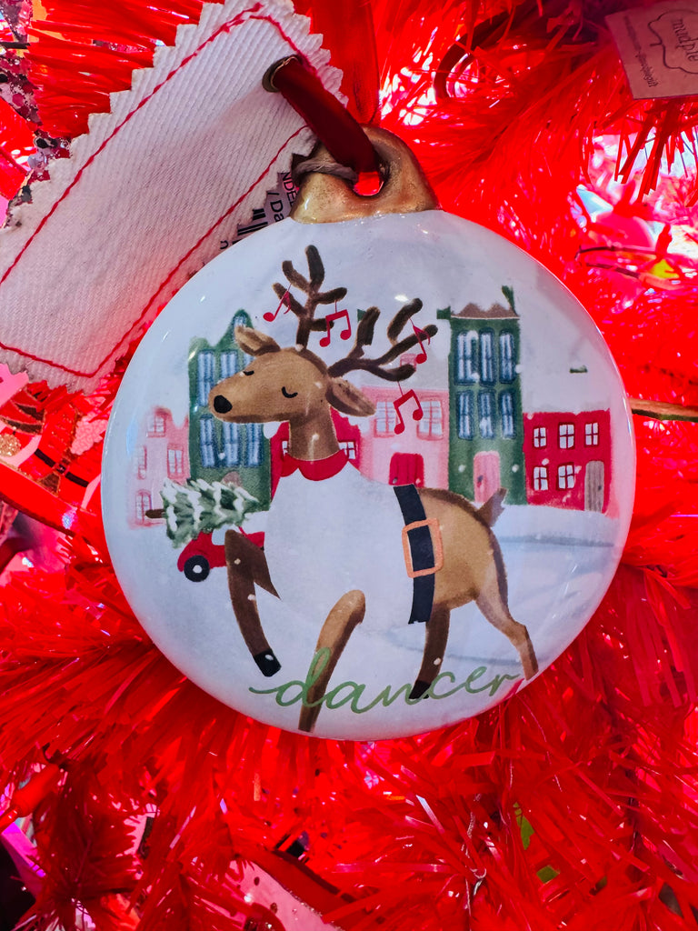 SANTA’S REINDEER ORNAMENT