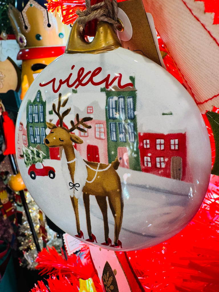 SANTA’S REINDEER ORNAMENT