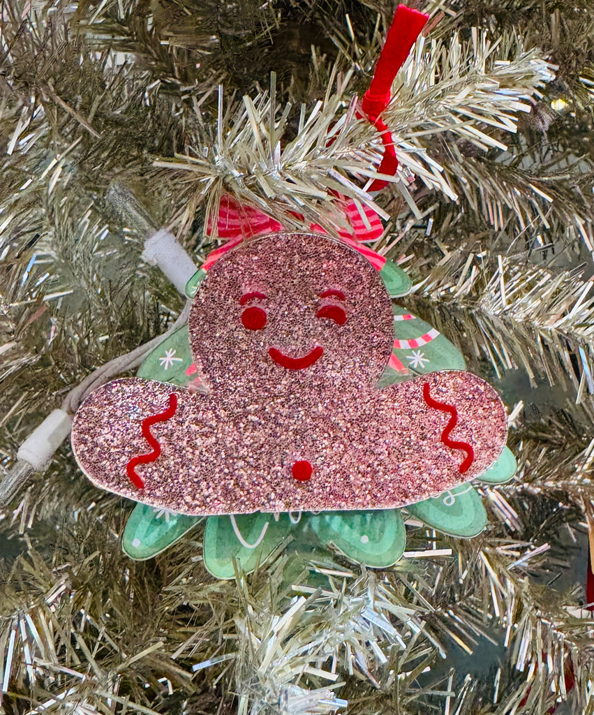HOLIDAY CLAW CLIP ORNAMENT