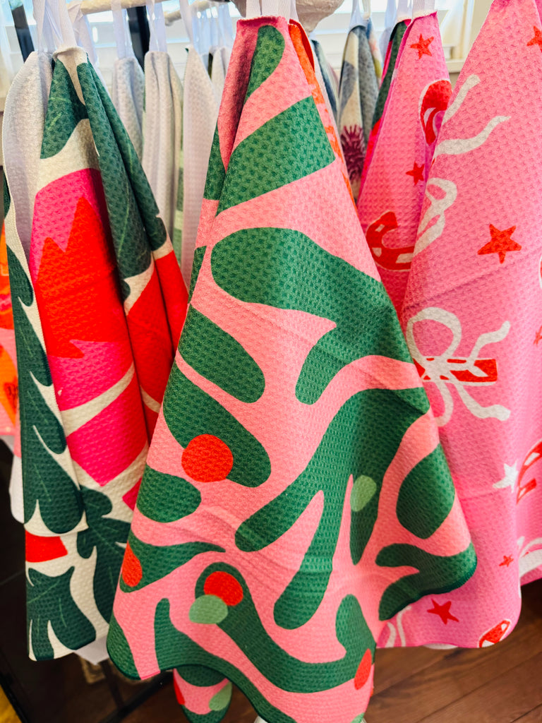 HOLIDAY MICROFIBER TEA TOWEL