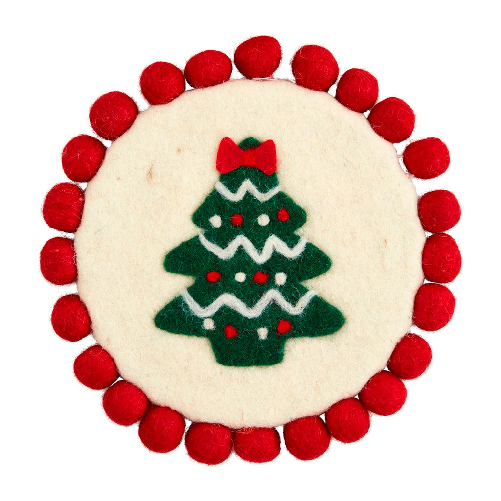 CHRISTMAS WOOL TRIVET