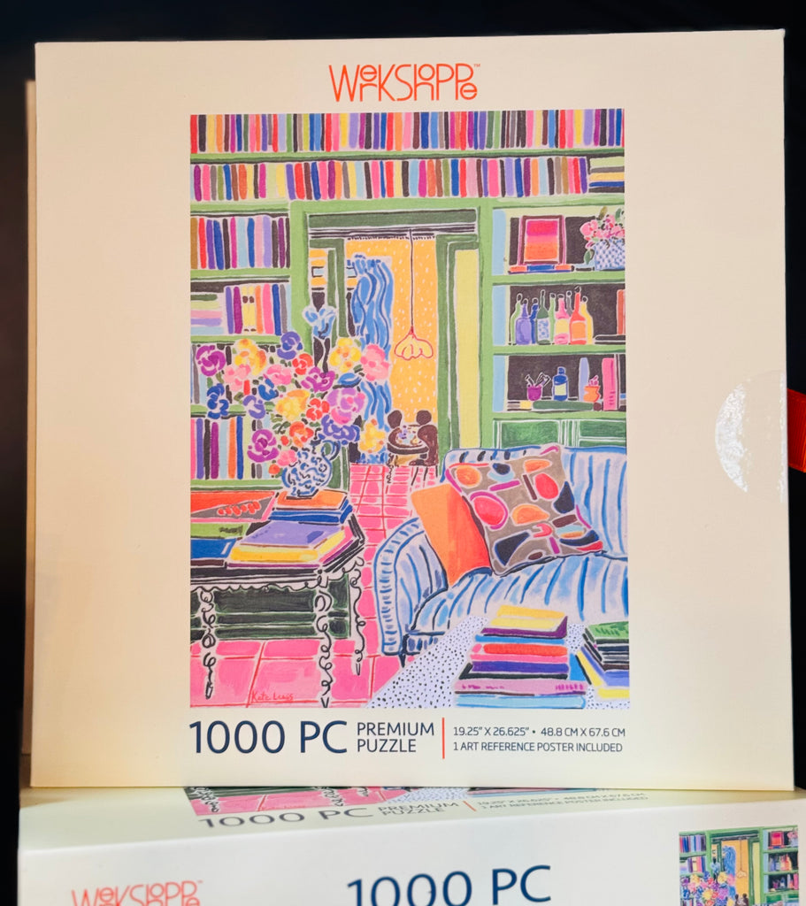 BOOKS & BOUQUETS JIGSAW PUZZLE