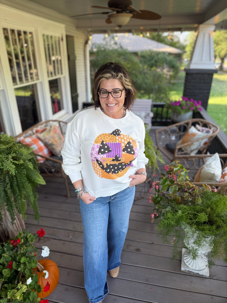 SPUNKY PUMPKIN PULLOVER