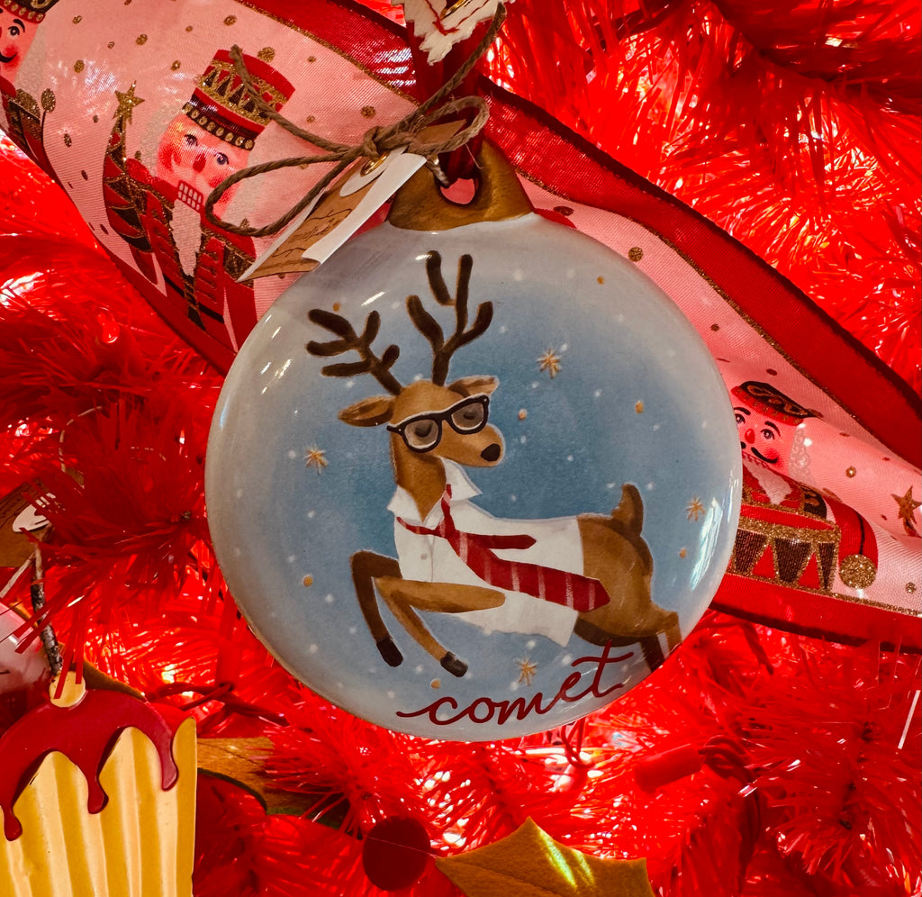 SANTA’S REINDEER ORNAMENT