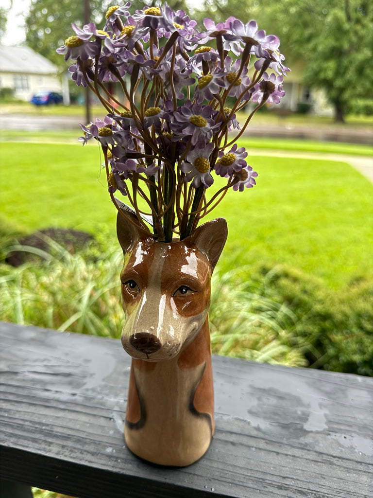 DOG VASE
