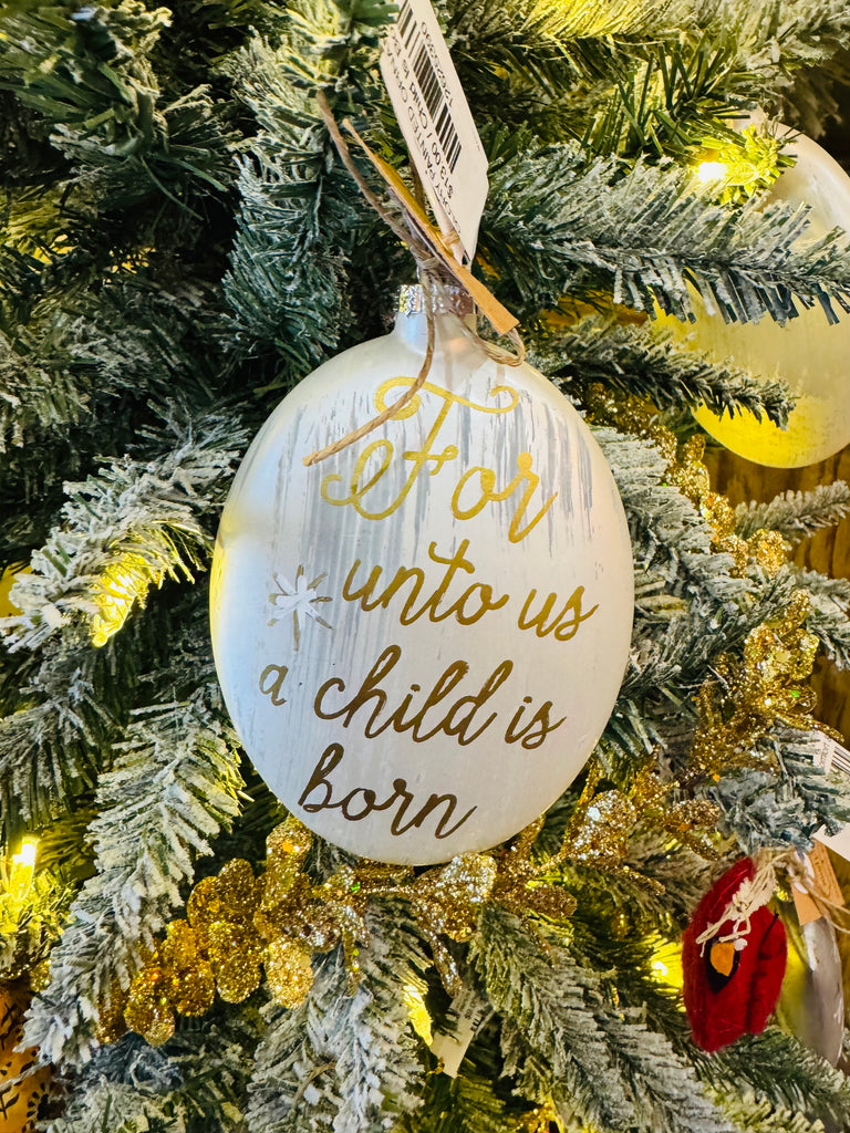 GLORY PAINTED ORNAMENT