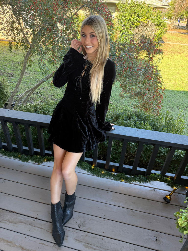 Linney Velvet Mini Black / 4