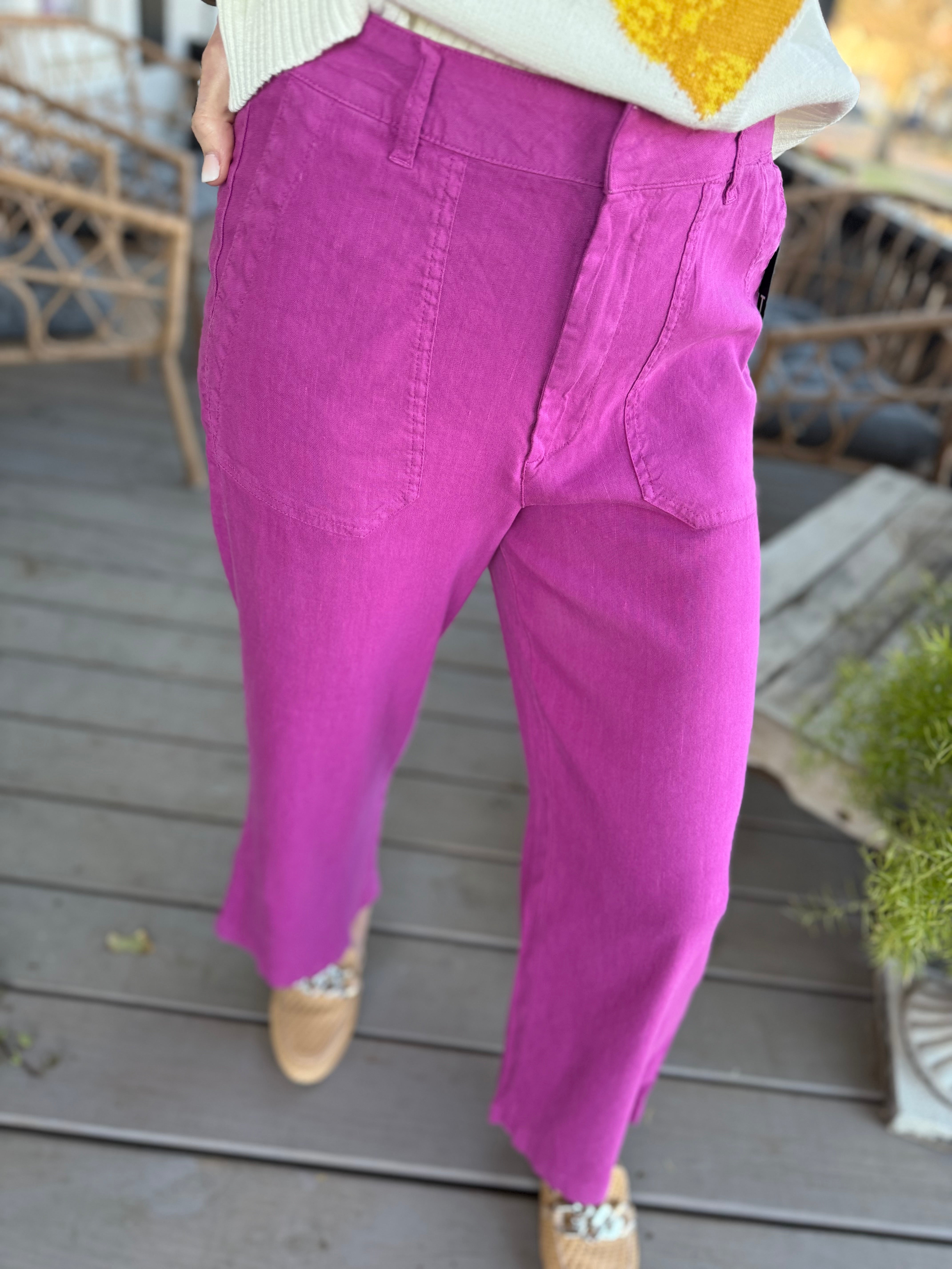 TOPAZ MAGENTA PANTS | Sunny Paige