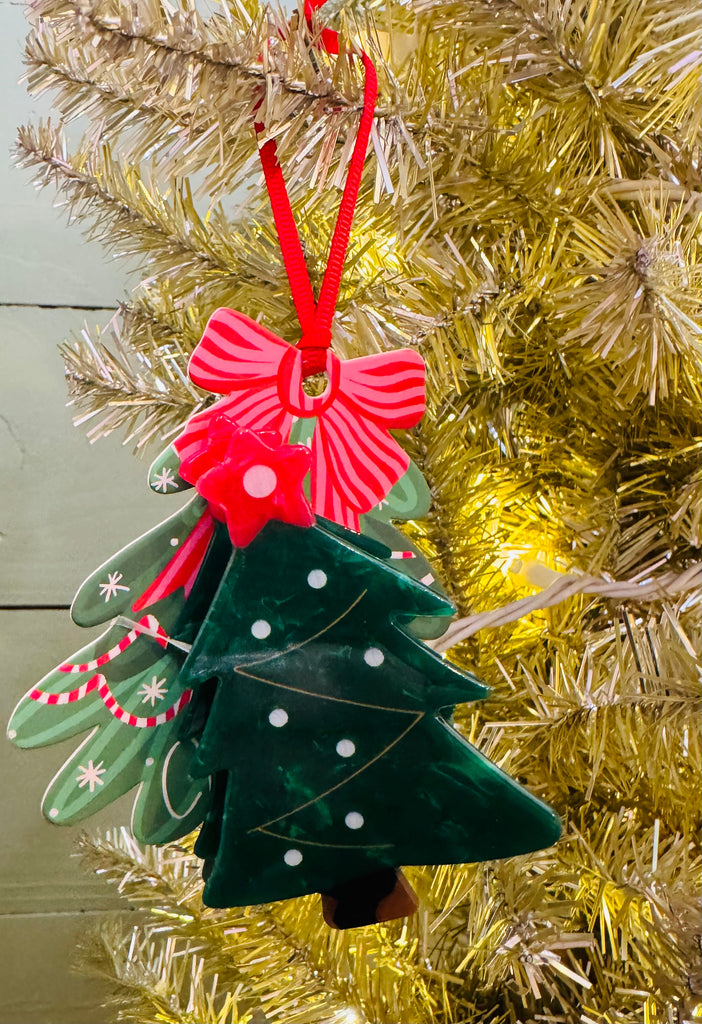 HOLIDAY CLAW CLIP ORNAMENT