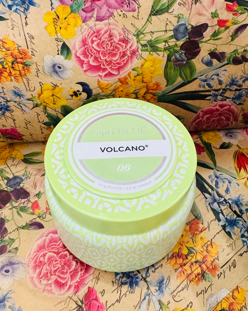 VOLCANO PRINTED TRAVEL TIN