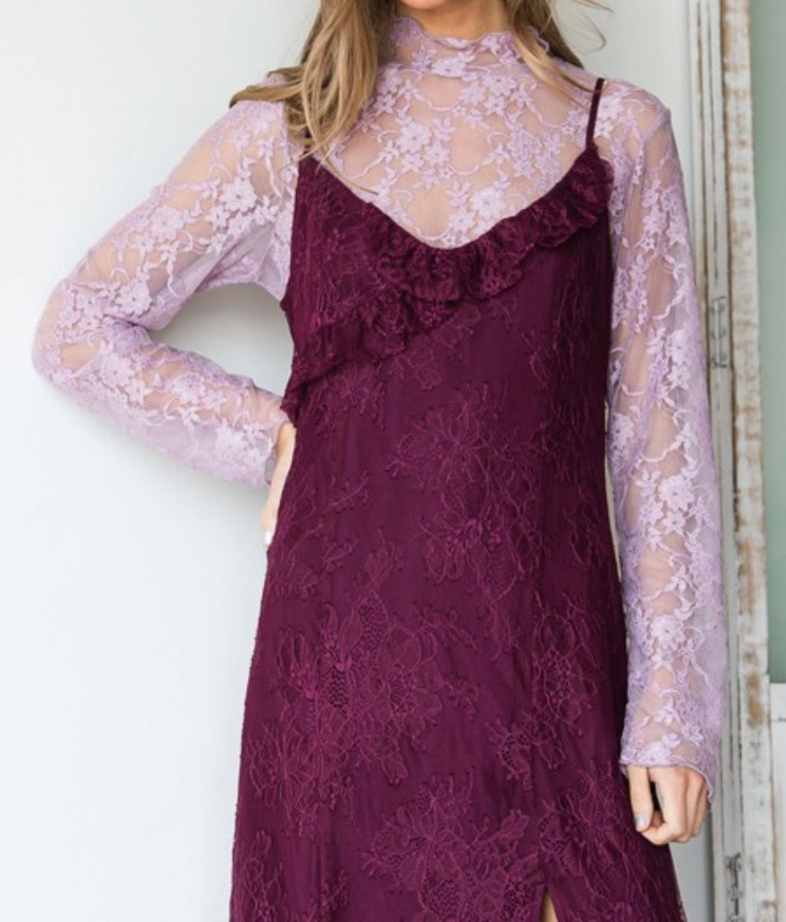 WILD ROSES LACE TOP