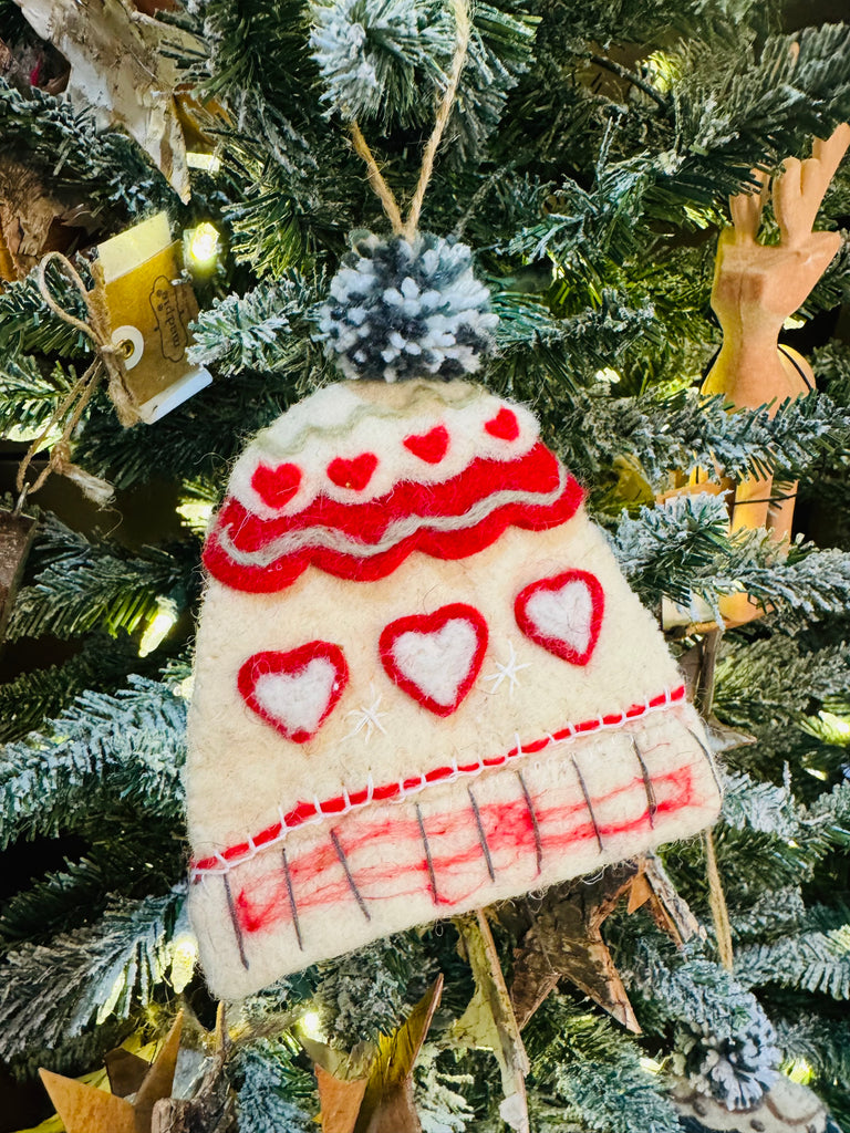 SNOW HAT ORNAMENT