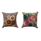 FLORAL THROW PILLOW