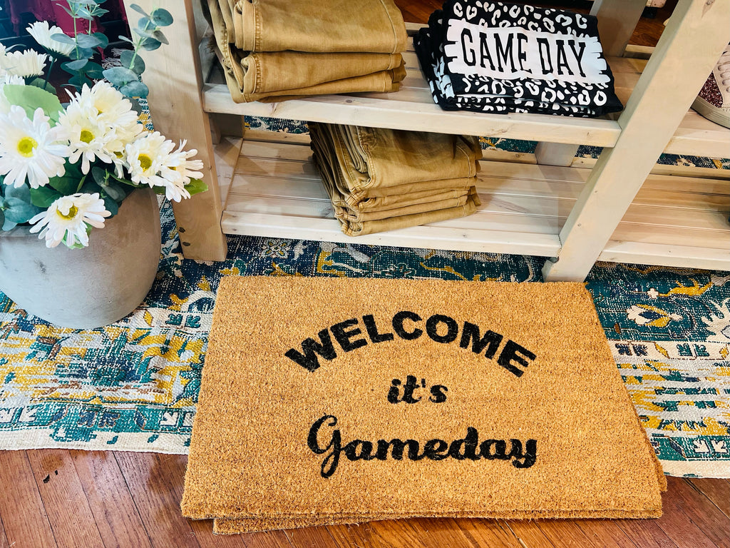 GAME DAY WELCOME MAT