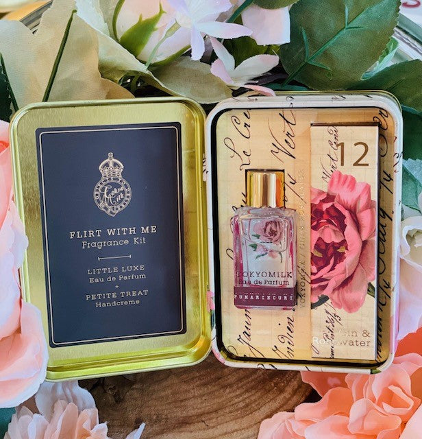 GIN & ROSEWATER FLIRT WITH ME FRAGRANCE KIT